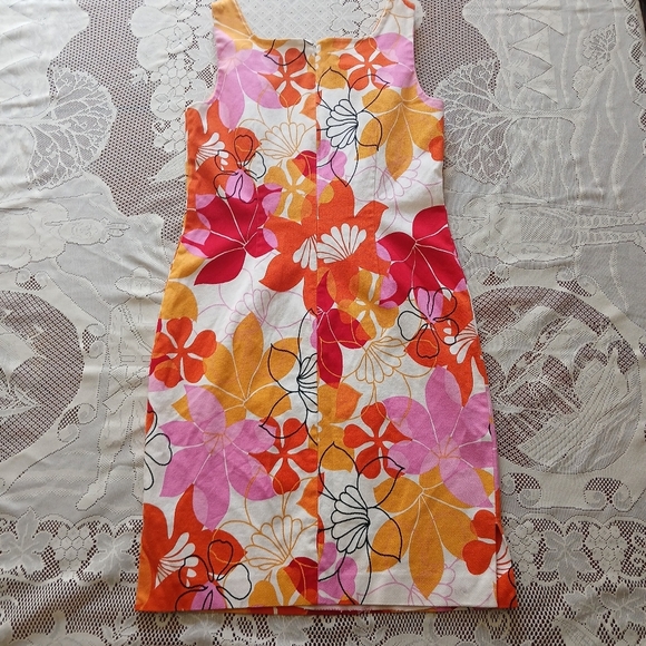 #0153 Bright Sleeveless Grace Dane Lewis Dress Size 8 - Picture 11 of 16